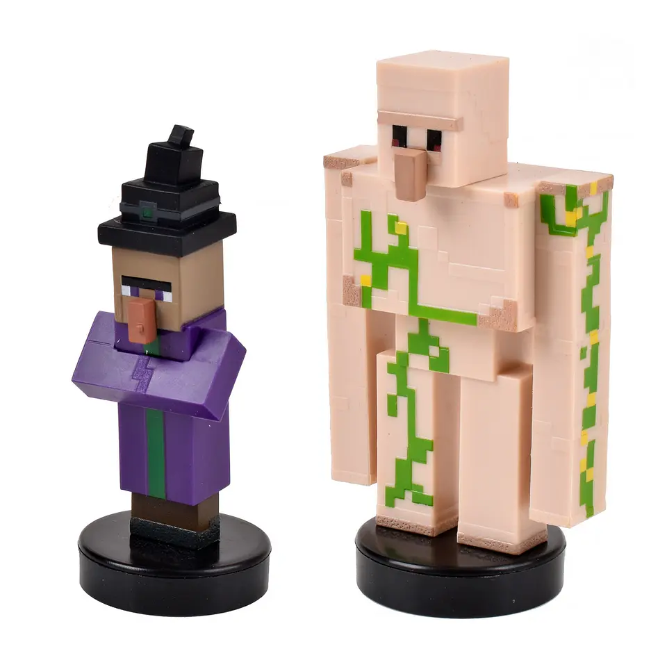 Pack De 2 Figuras Timbre Minecraft Ansaldo 34910 16