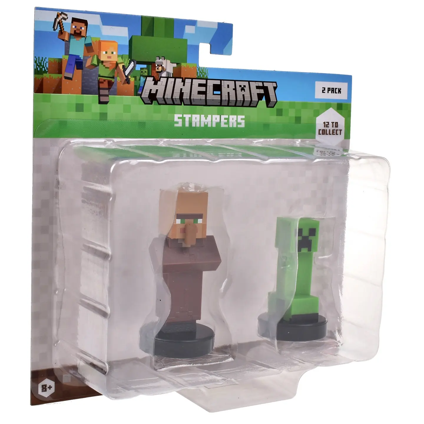 Pack De 2 Figuras Timbre Minecraft Ansaldo 34910 18