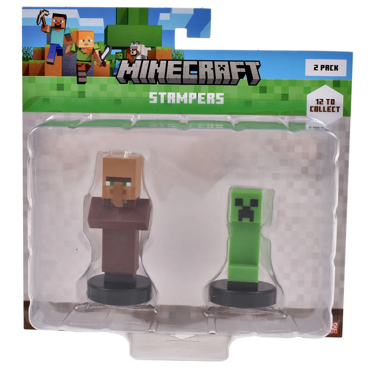Pack De 2 Figuras Timbre Minecraft Ansaldo 34910 20