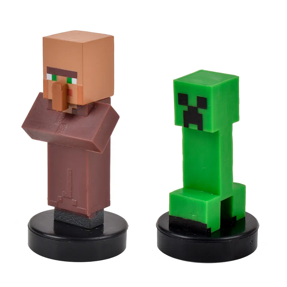 Pack De 2 Figuras Timbre Minecraft Ansaldo 34910 22