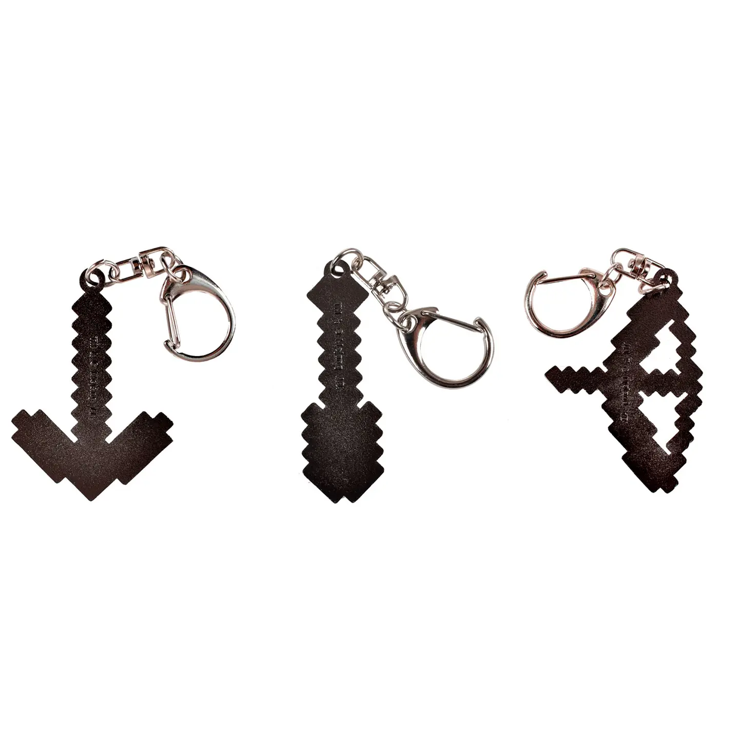 Pack De 3 Figuras Llavero Metalico Minecraft Ansaldo 34915 5