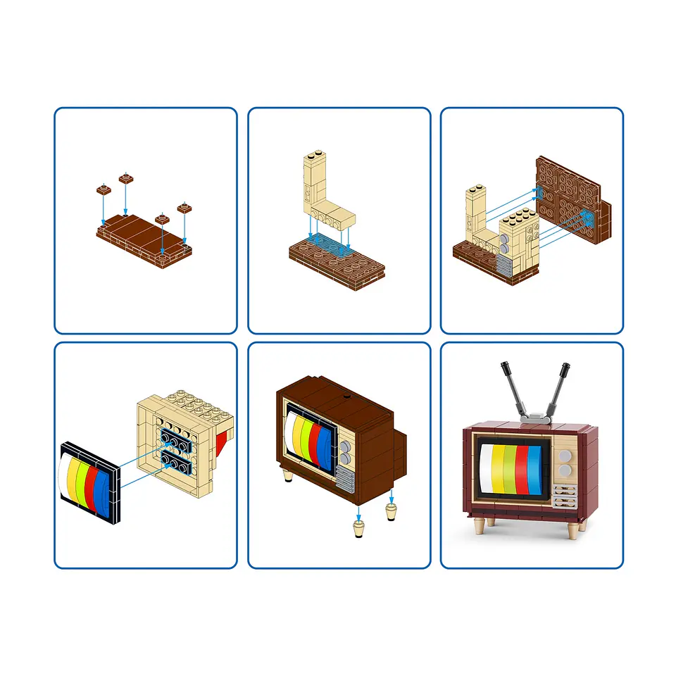 SET BLOQUES RETRO DE 141 A 221 PIEZAS MAX ANSALDO 35689 10