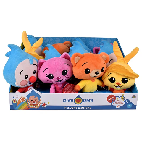 PLIM PLIM PELUCHE CON SONIDO 20 CMS ANSALDO 27973