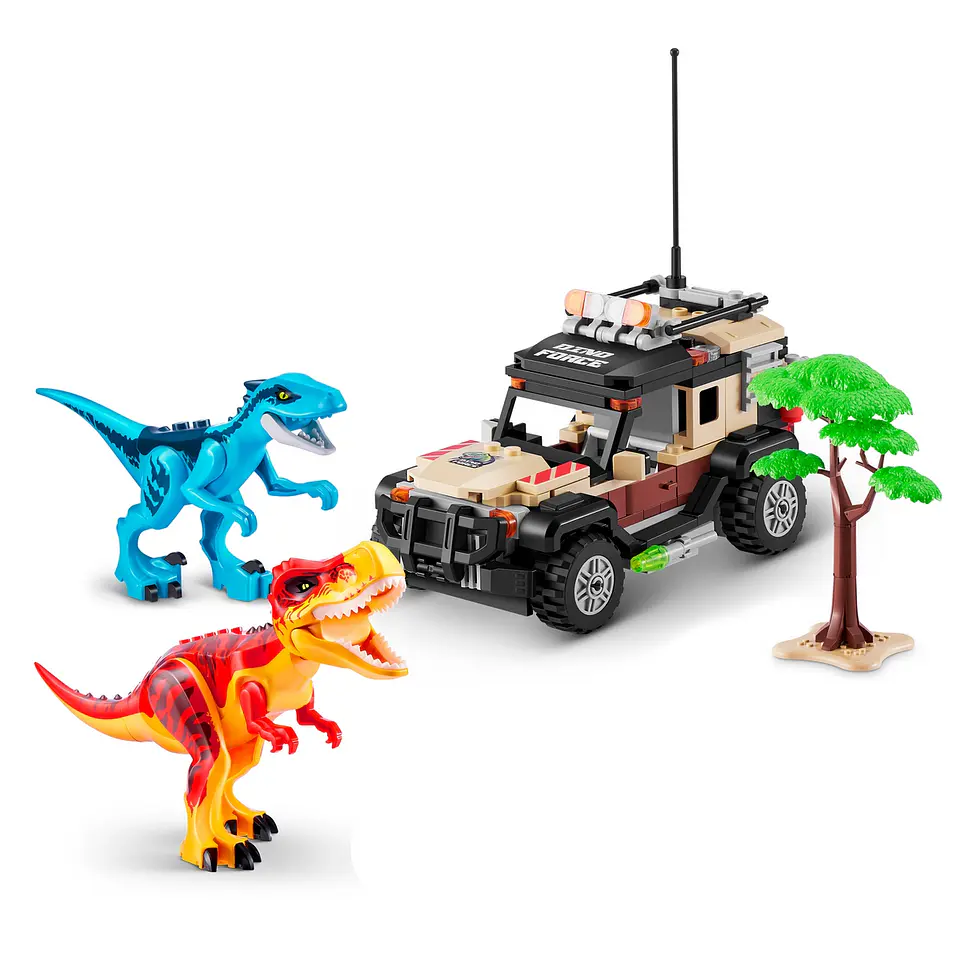 SET 571 BLOQUES MAS DINI ESCAPE EN CAJA DE ZURU ANSALDO 27956 2