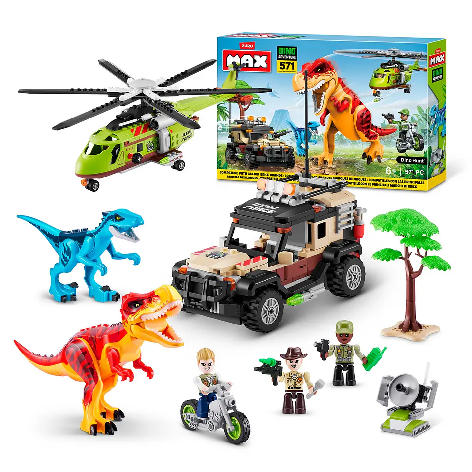 SET 571 BLOQUES MAS DINI ESCAPE EN CAJA DE ZURU ANSALDO 27956 3