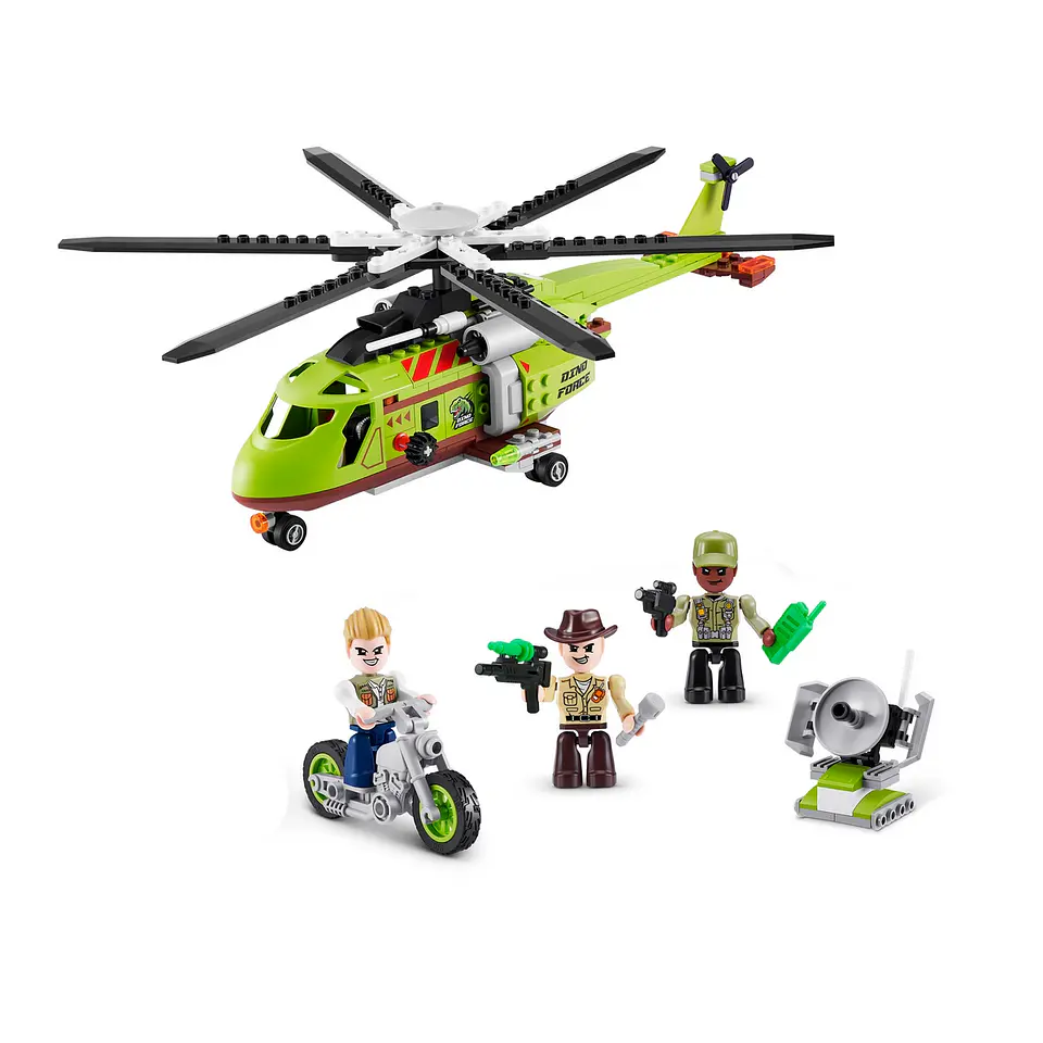 SET 571 BLOQUES MAS DINI ESCAPE EN CAJA DE ZURU ANSALDO 27956 4