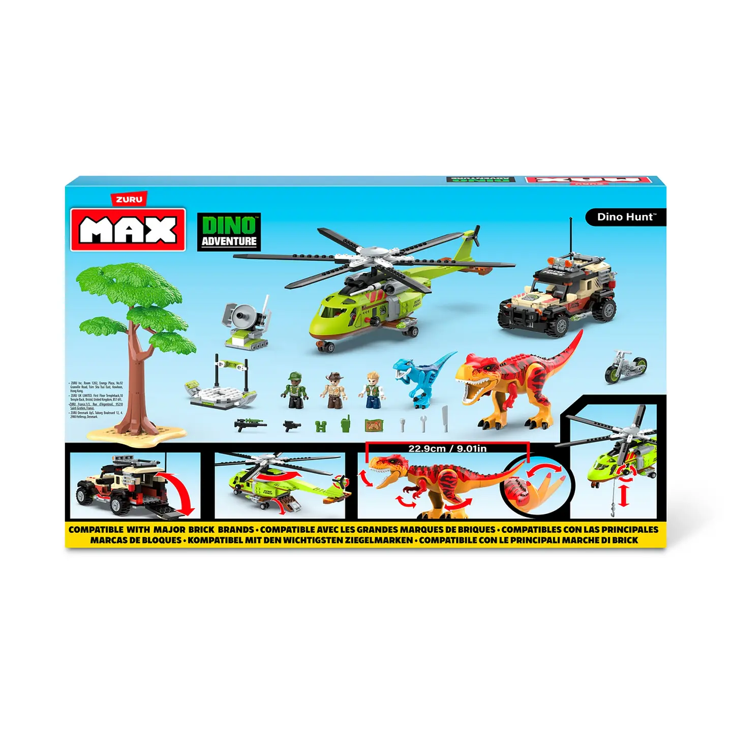 SET 571 BLOQUES MAS DINI ESCAPE EN CAJA DE ZURU ANSALDO 27956 5