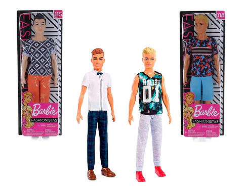 KEN FASHIONISTA BARBIE MATTEL DWK44