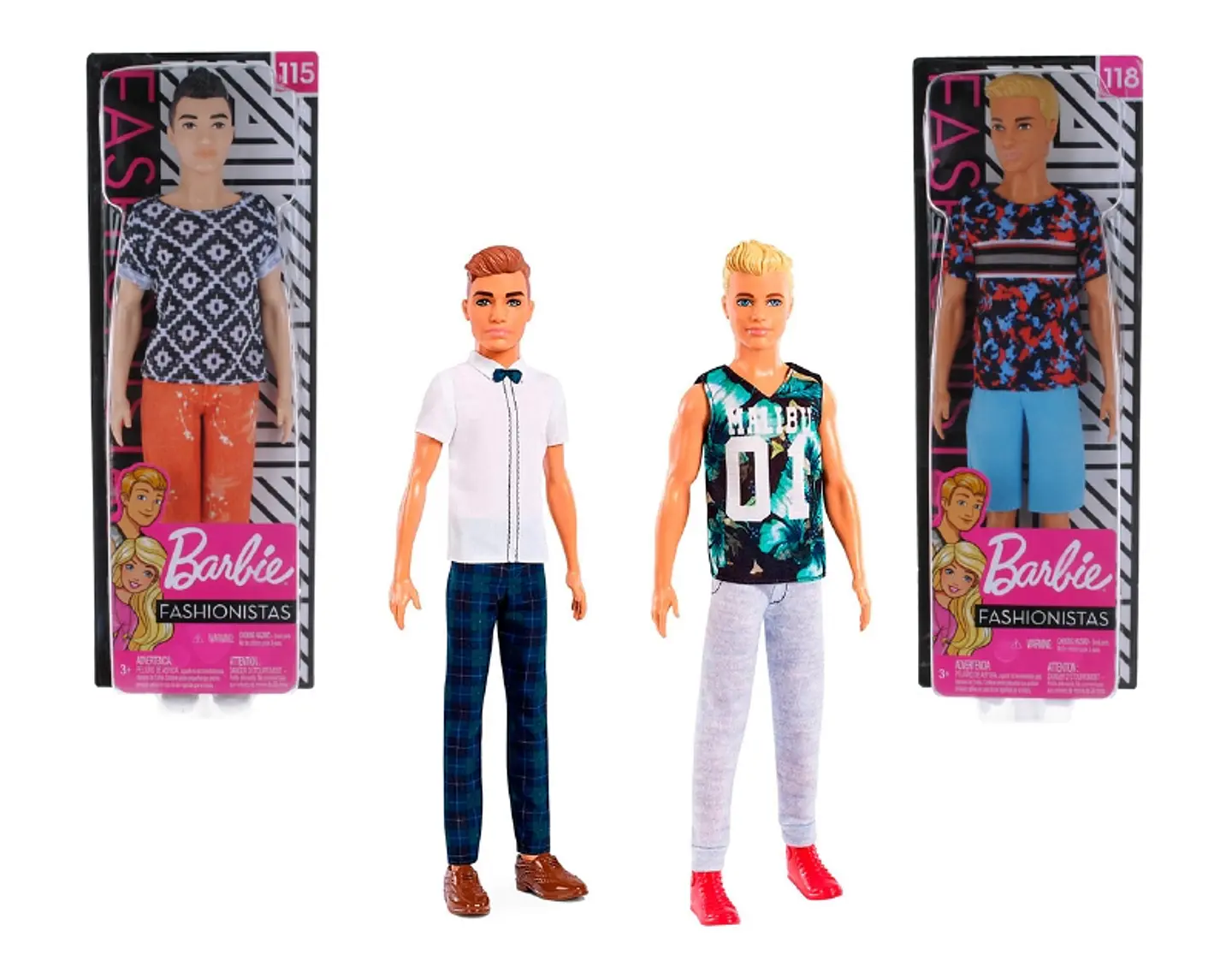 Ken Fashionista Barbie Mattel Dwk44 1