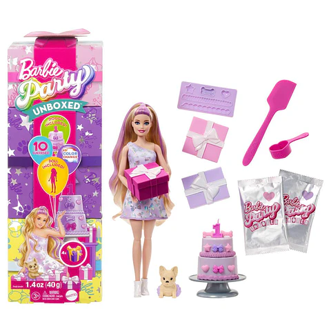 BARBIE PARTY SURPRISE PET BIRTHDAY SERIES ASST MATTEL JFG68
