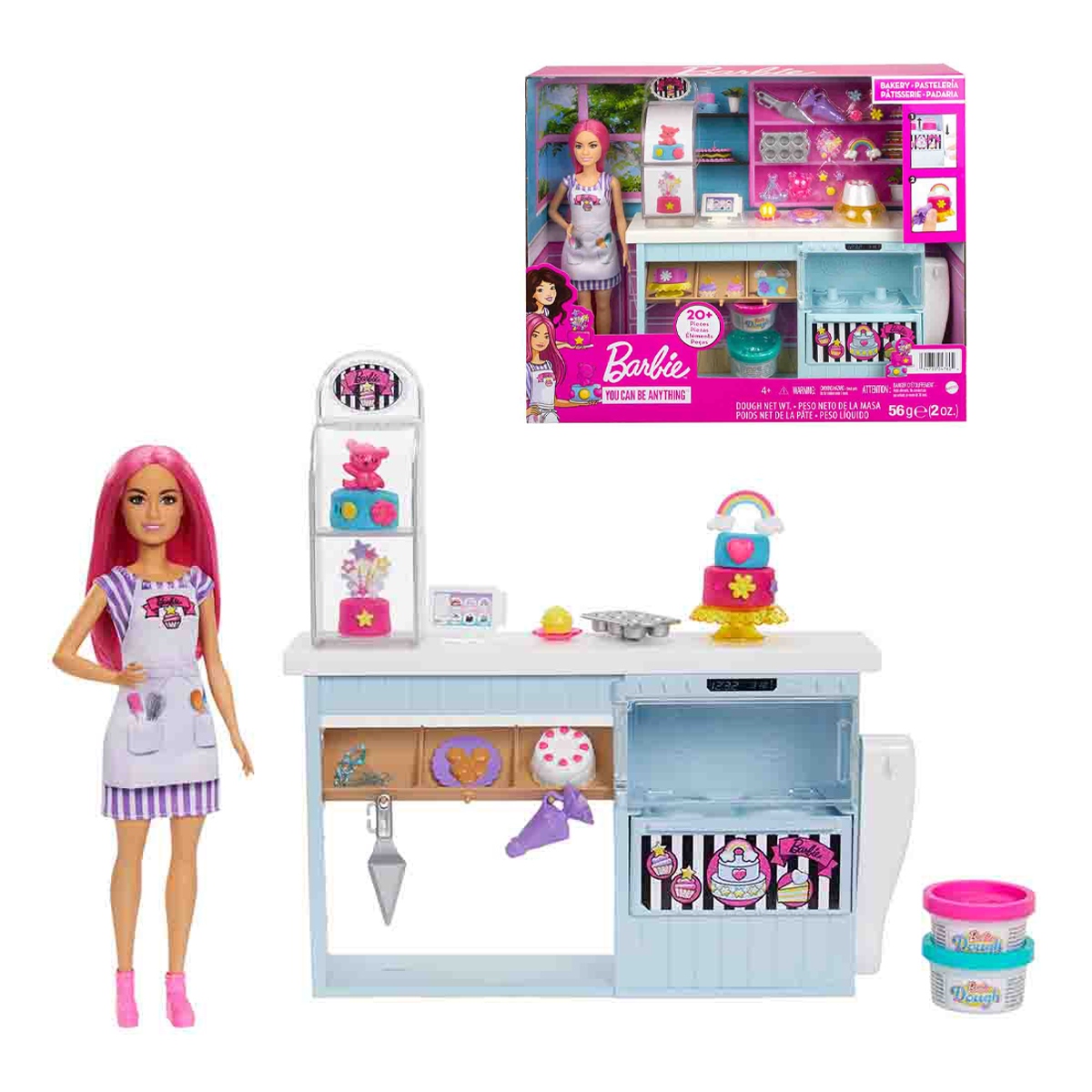 Mueca Barbie Cocina Como Hacer Accesorios Para Barbie Con Carton Comprar  Muñeca Barbie Y Su Pastelería Muñeca Maniquí Online