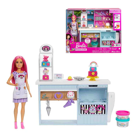 BARBIE SET DE REPOSTERÍA PARA DECORAR MATTEL HGB73