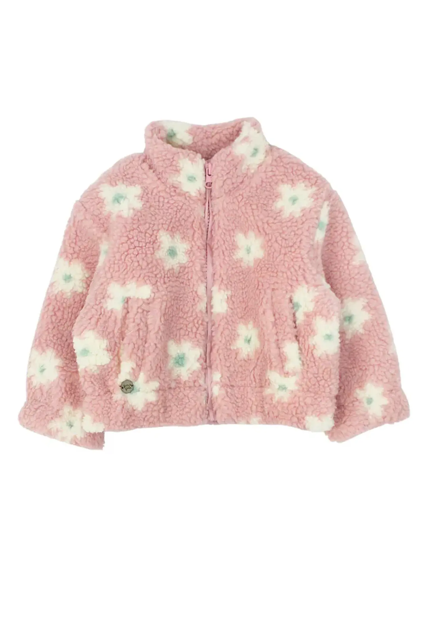 Chaqueta Bebe Full Zipper Con Gorro Est. Foresta Ficcus 2520216 Malva 1