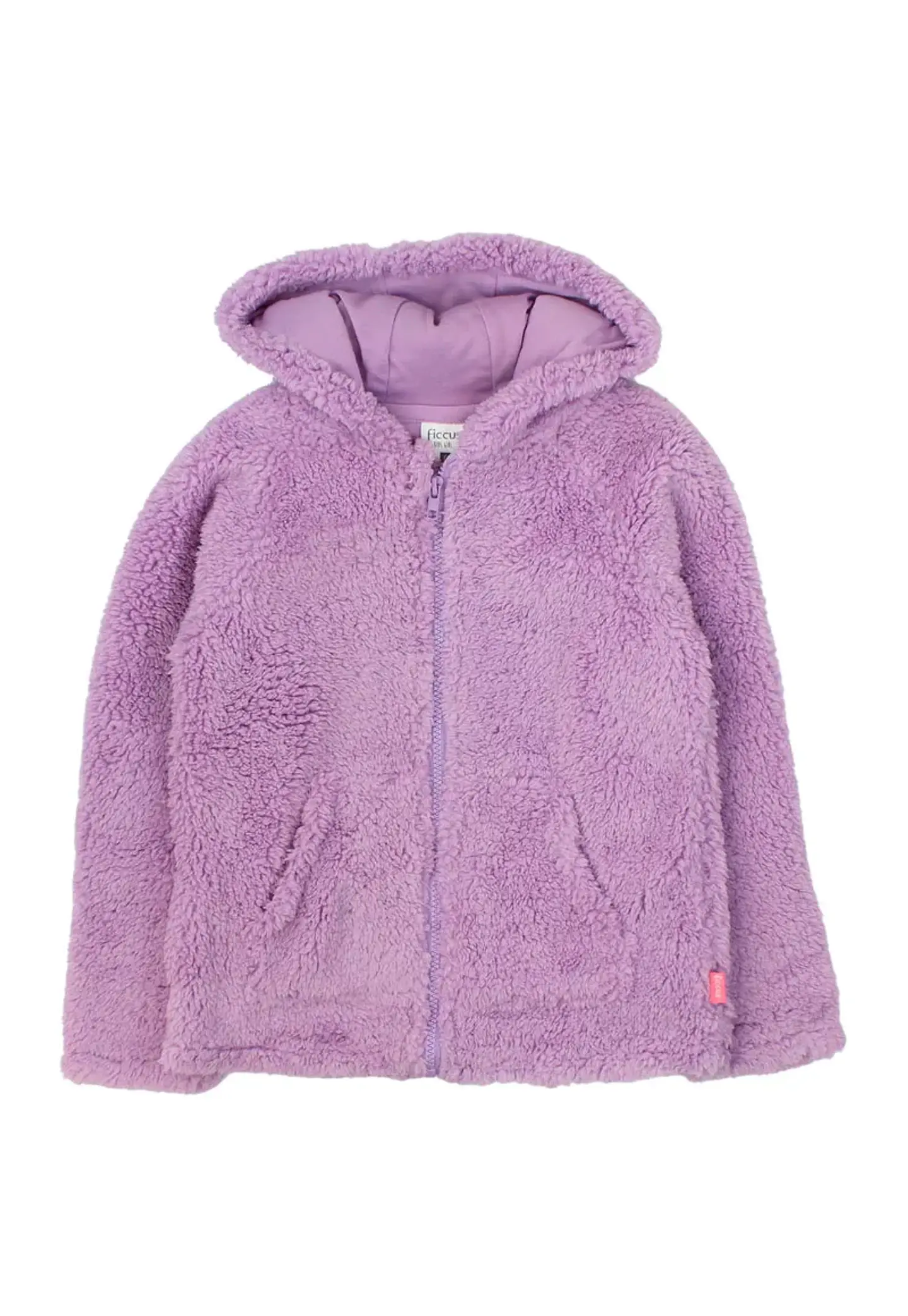 Chaqueta Niña Full Zipper Con Gorro Piel Day To Day Ficcus 2520750 Lila 1