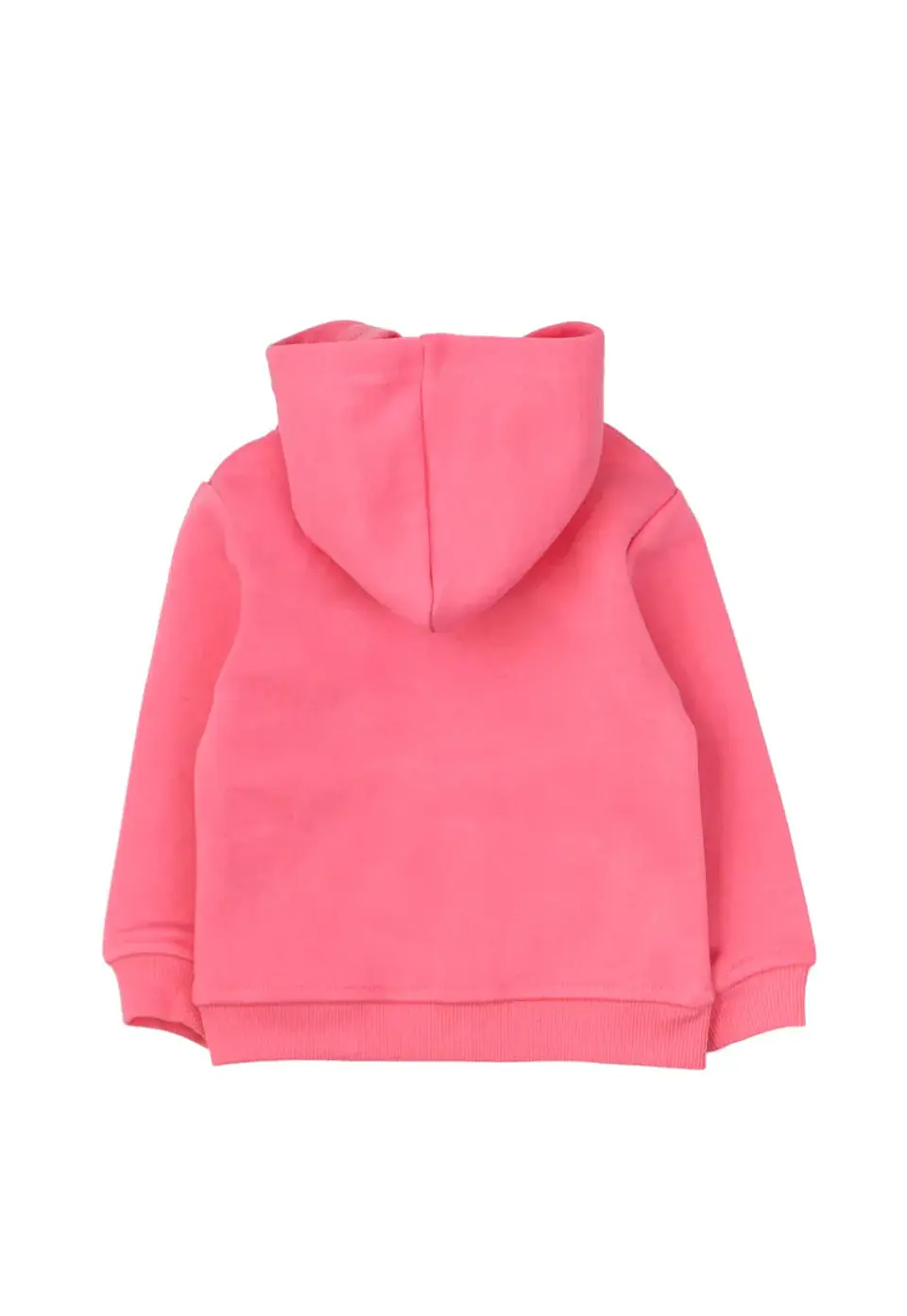 Poleron Bebe Full Zipper Con Gorro Est. Day To Day Ficcus 2520715 Coral 2
