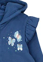 Poleron Bebe Full Zipper Con Gorro Est. Foresta Ficcus 2520185 Azul - Miniatura 3