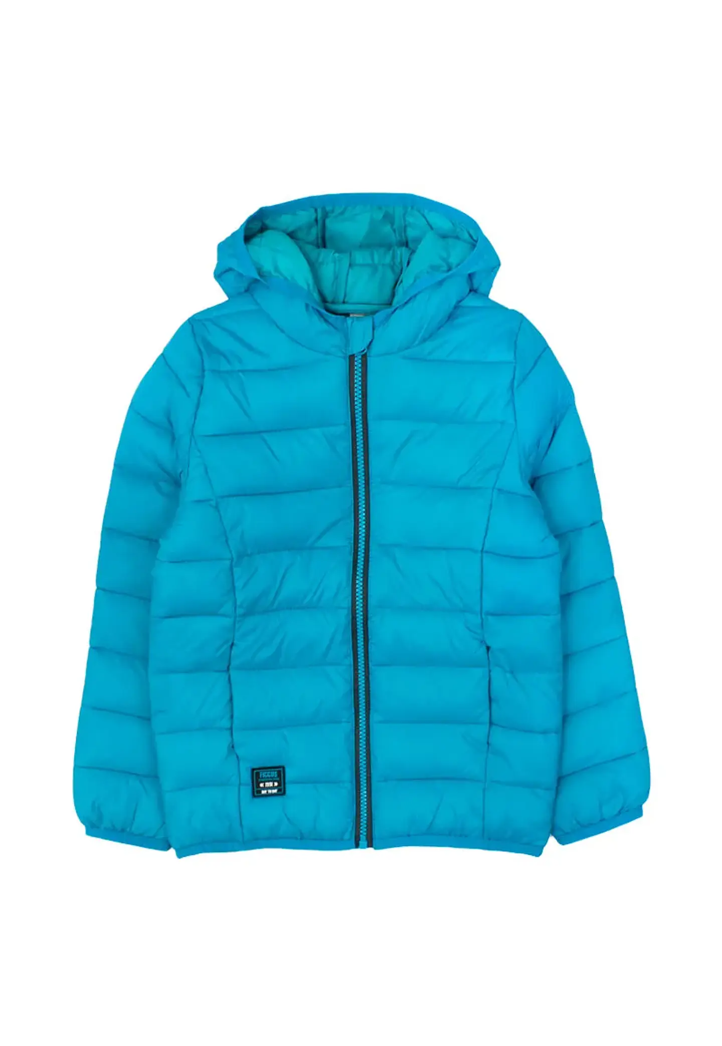 PARKA NIÑO FULL ZIPPER CON GORRO ACOLCHADA DAY TO DAY FICCUS 2520761 ESMERALDA 1