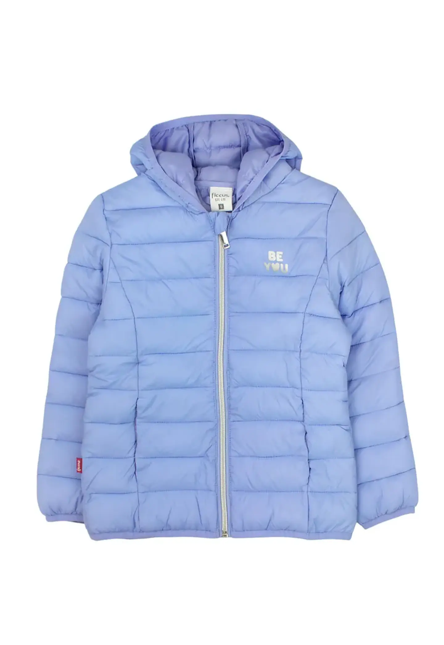 Parka Niña Full Zipper Con Gorro Acolchada Day To Day Ficcus 2520751 Lavanda 1