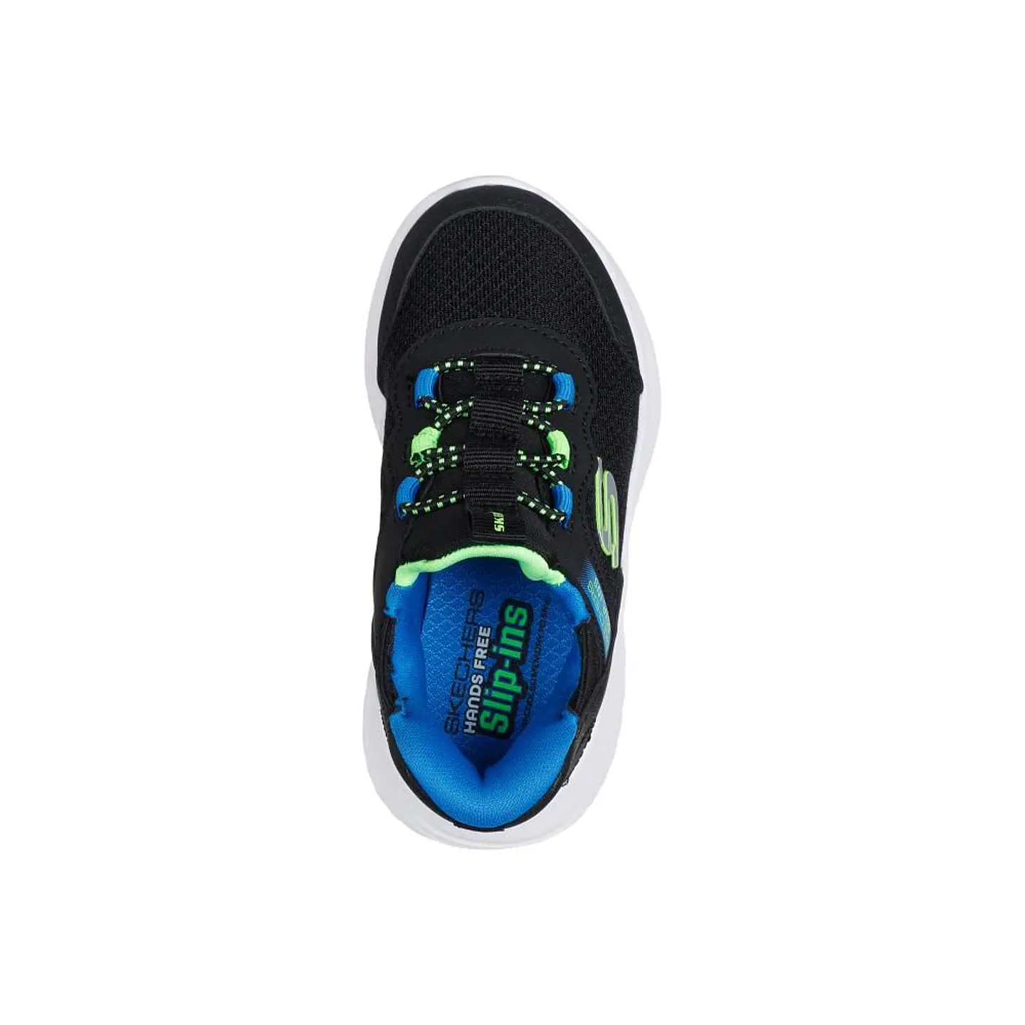 ZAPATILLA SLIPINS NIÑO BOUNDER CASUAL SKECHERS 403822N-BBLM NEGRO-AZUL 4