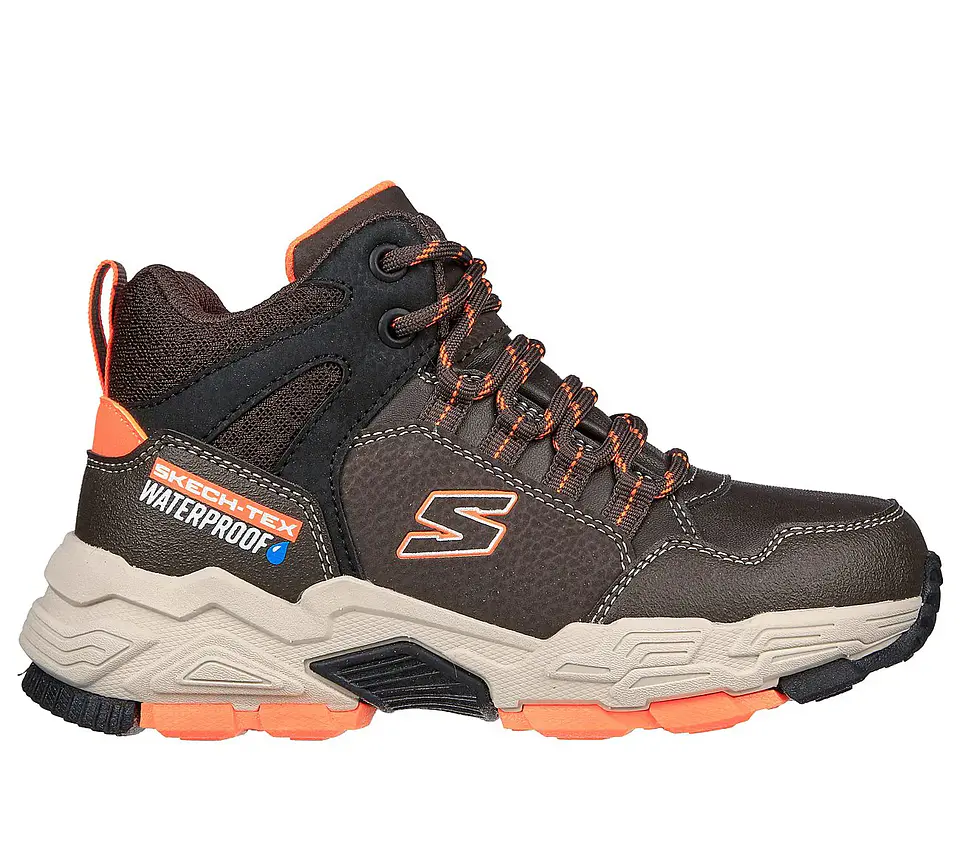 Zapatilla C/Caña Niño Drollix Casual Skechers 406419L-Chor Chocolate 2