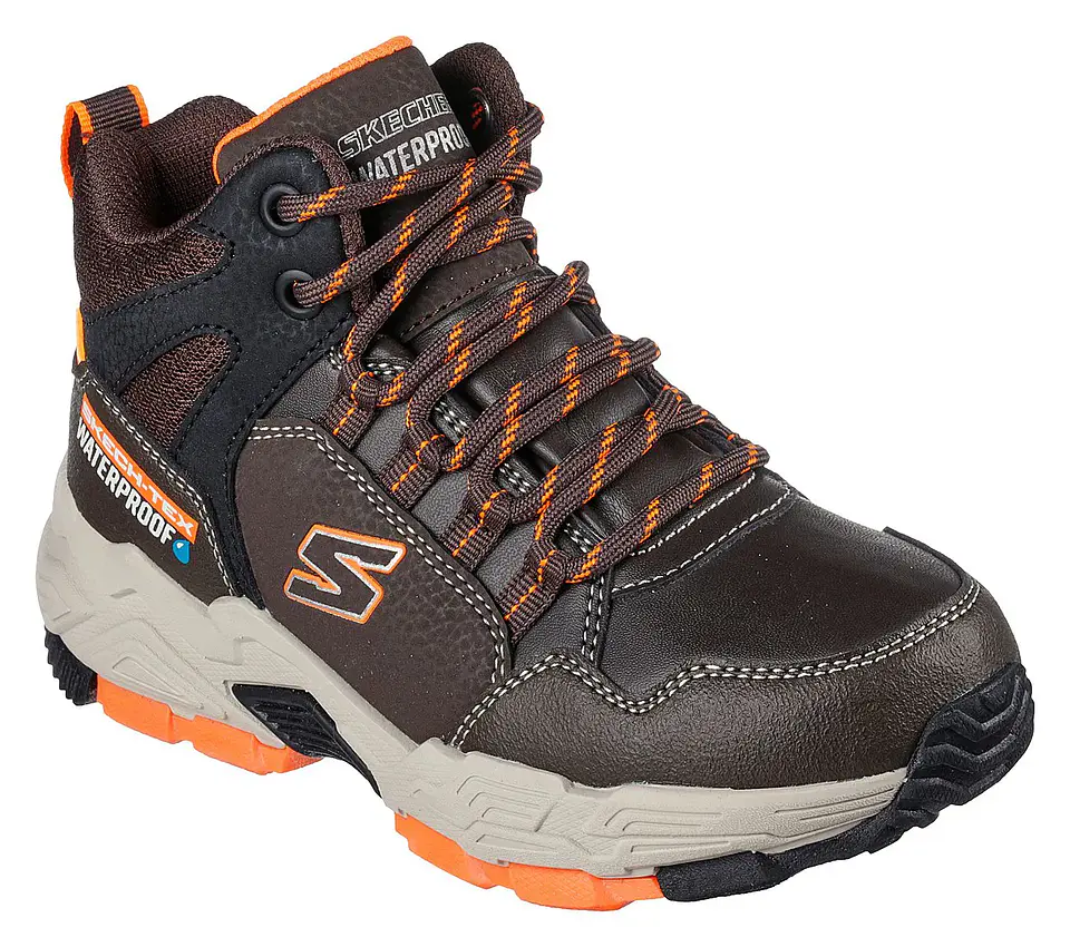 Zapatilla C/Caña Niño Drollix Casual Skechers 406419L-Chor Chocolate 1