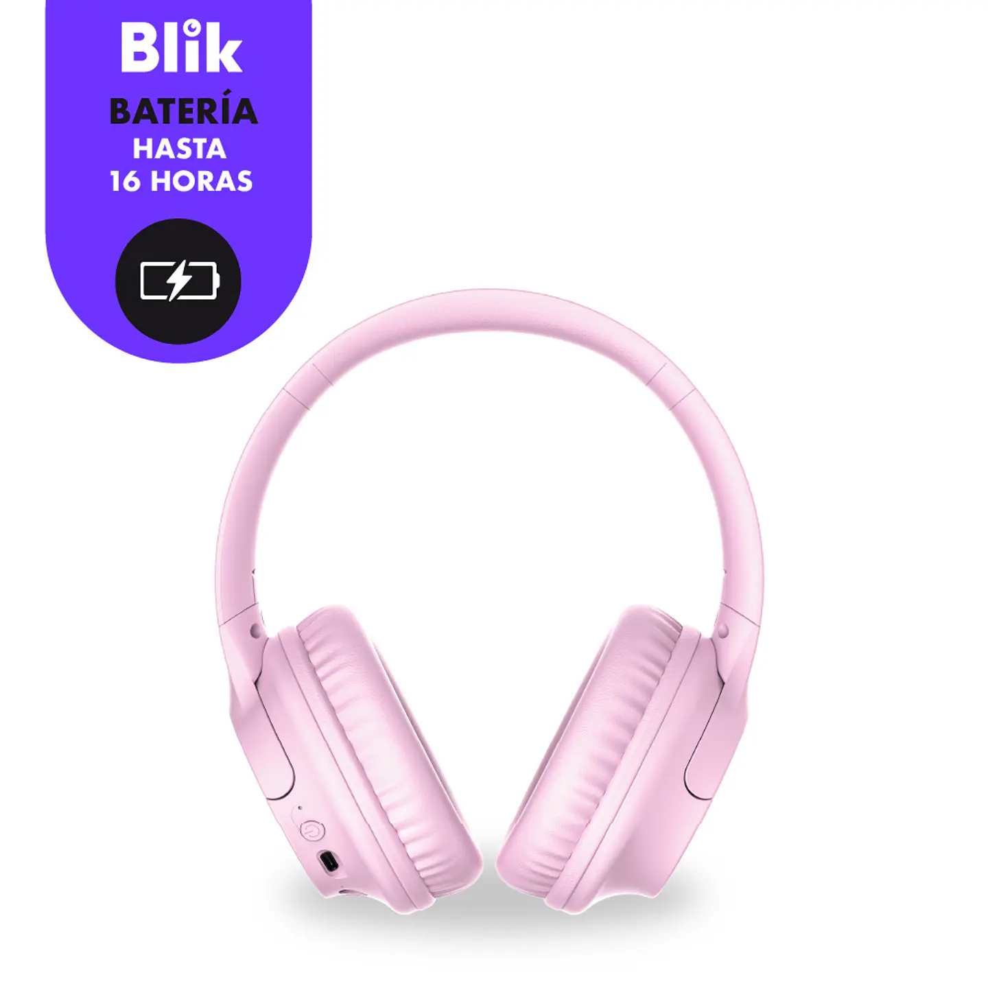AUDIFONO BT ON ROSA BLIK SOUL250-PK 6