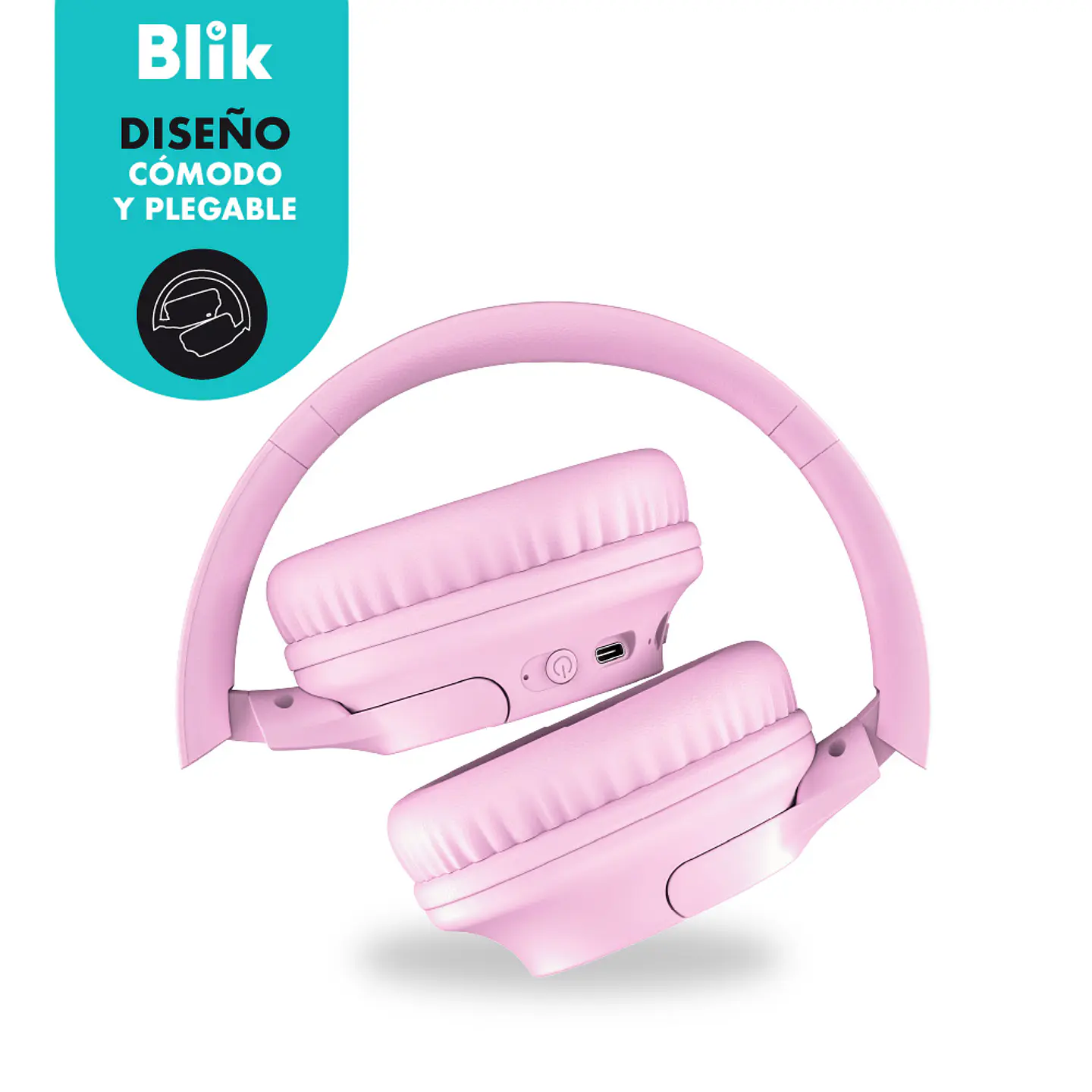 AUDIFONO BT ON ROSA BLIK SOUL250-PK 7