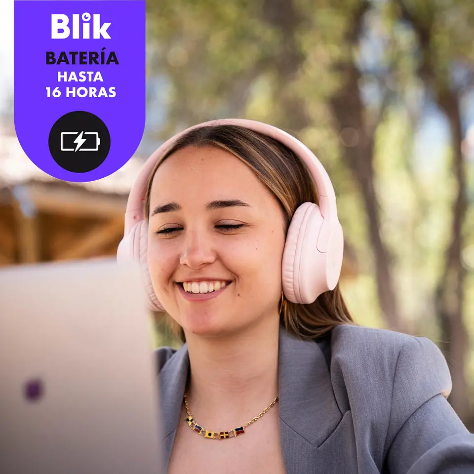 AUDIFONO BT ON ROSA BLIK SOUL250-PK 11
