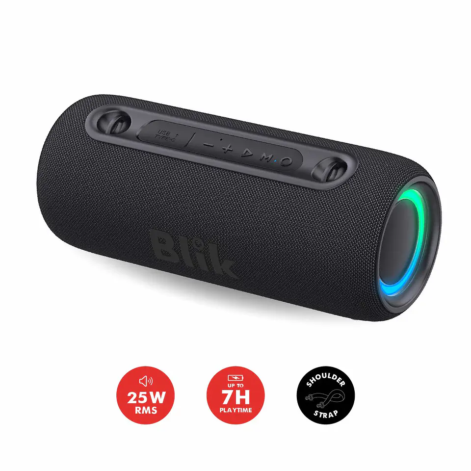 PARLANTE BT PORT 40W NEG BLIK LIVE2 9