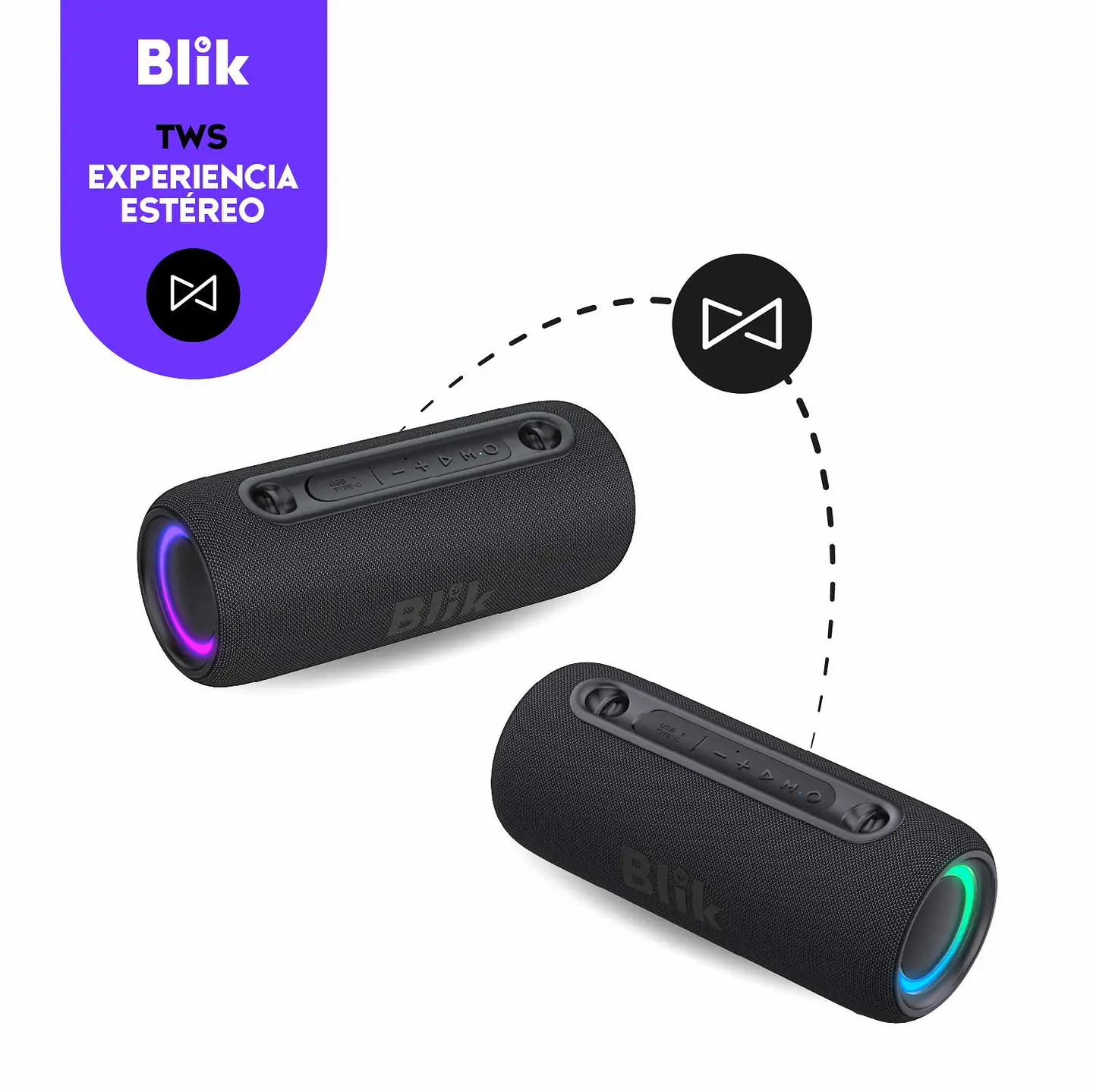 PARLANTE BT PORT 40W NEG BLIK LIVE2 10