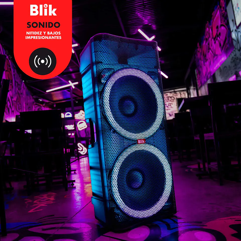 PARLANTE KARAOKE AIO BT BLIK LIGHT360 5