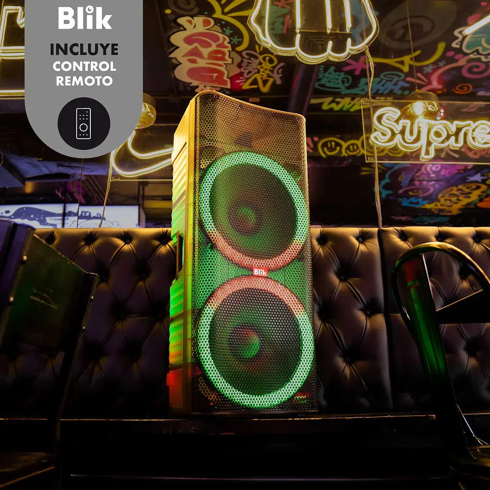 PARLANTE KARAOKE AIO BT BLIK LIGHT360 9