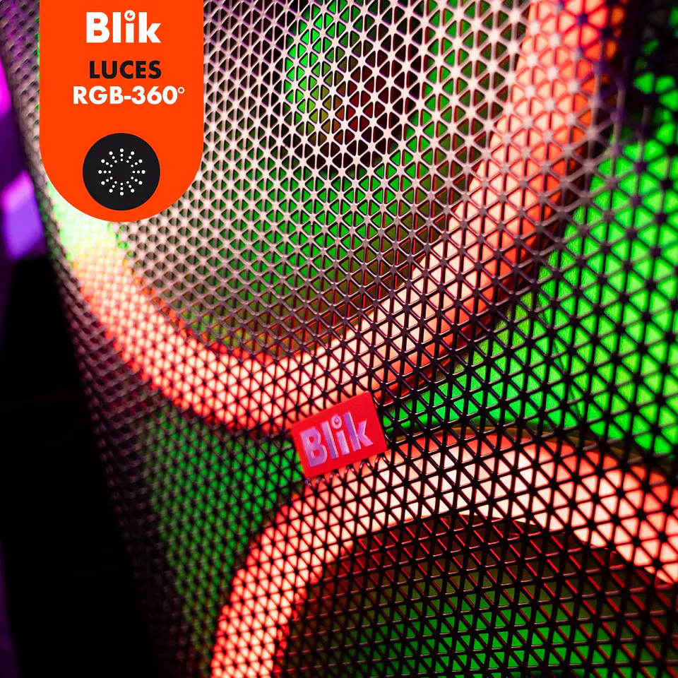 PARLANTE KARAOKE AIO BT BLIK LIGHT360 10