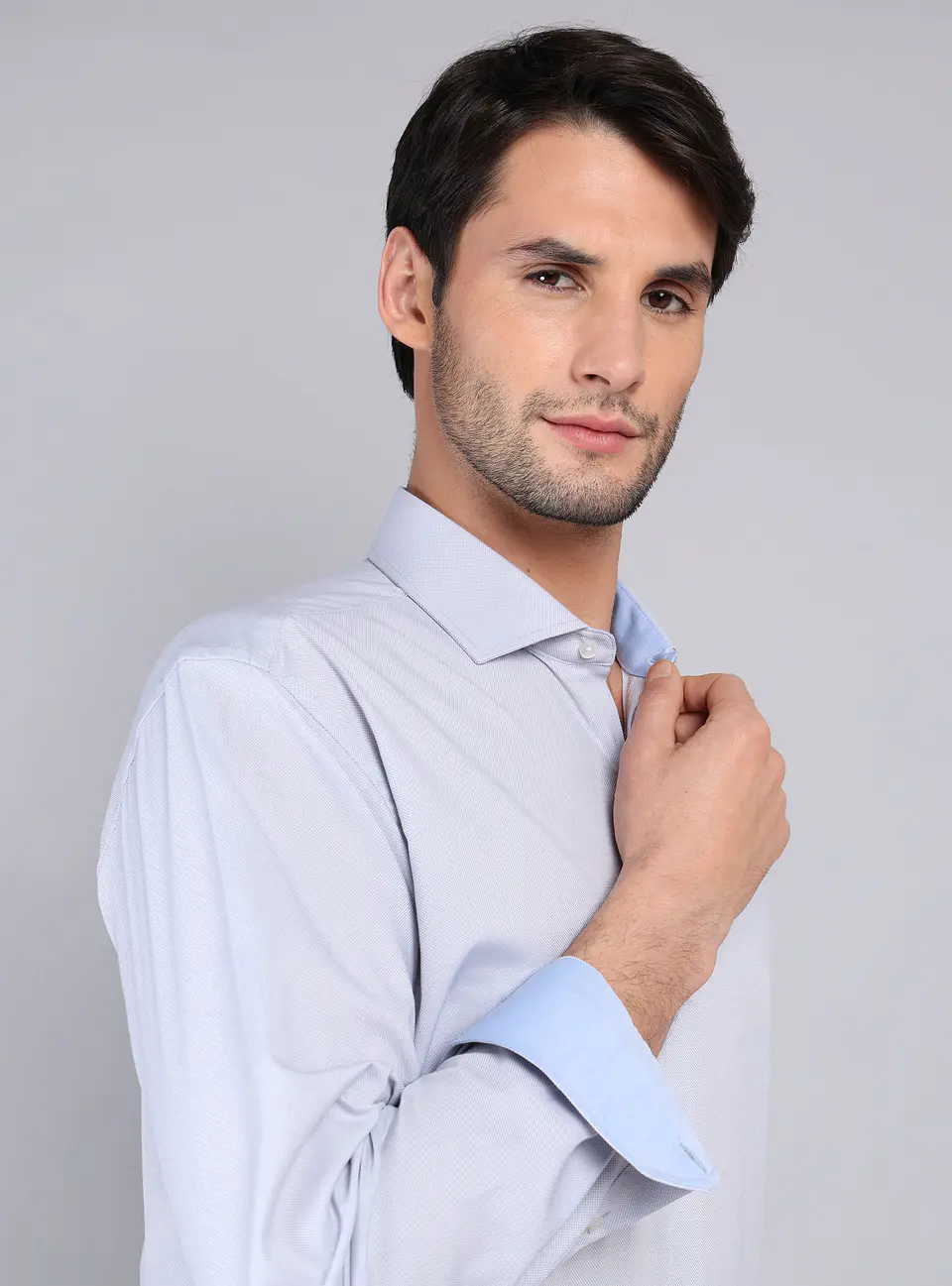 Camisa Formal Arrow Hombre Arm0407Gr Gris 4