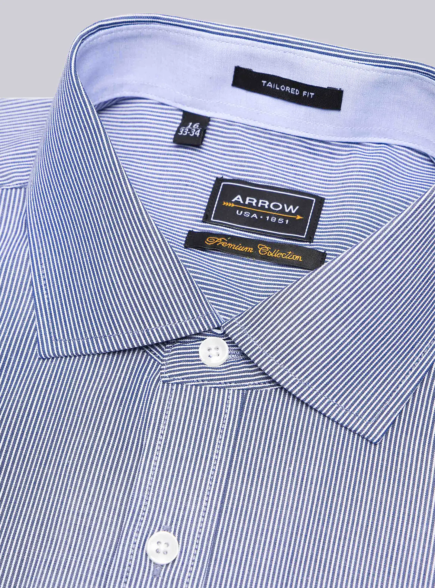 CAMISA FORMAL ARROW HOMBRE ARM0408AZ AZUL 4