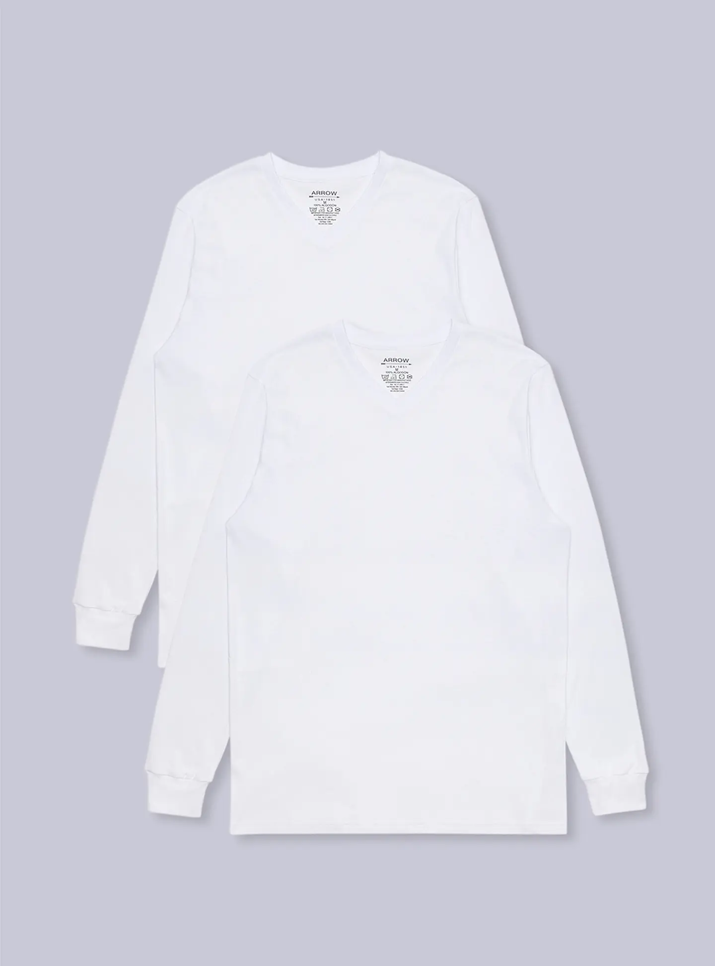 Camiseta Arrow Hombre Ct2301Bl Blanco 3