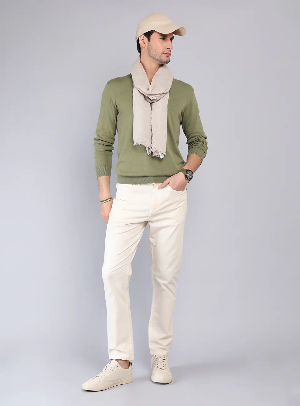 Sweater Arrow Hombre Sw32032Ol Oliva 4