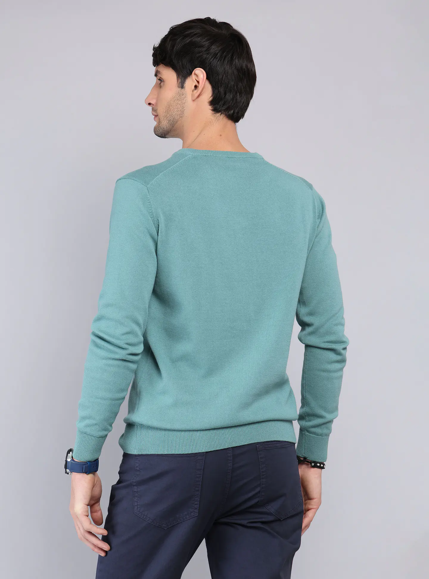 Sweater Arrow Hombre Sw32032Aq Aqua 2