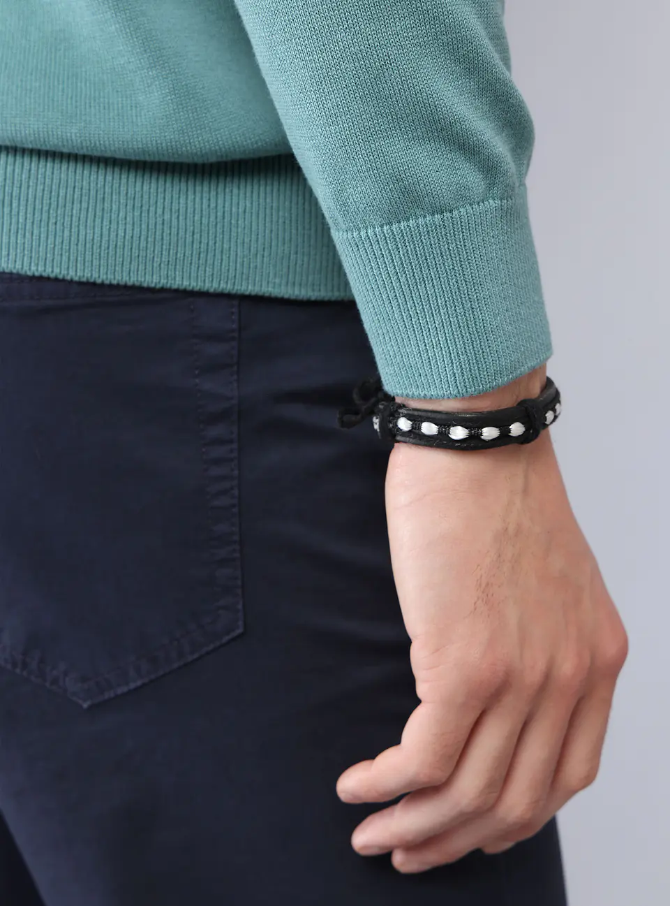 Sweater Arrow Hombre Sw32032Aq Aqua 3