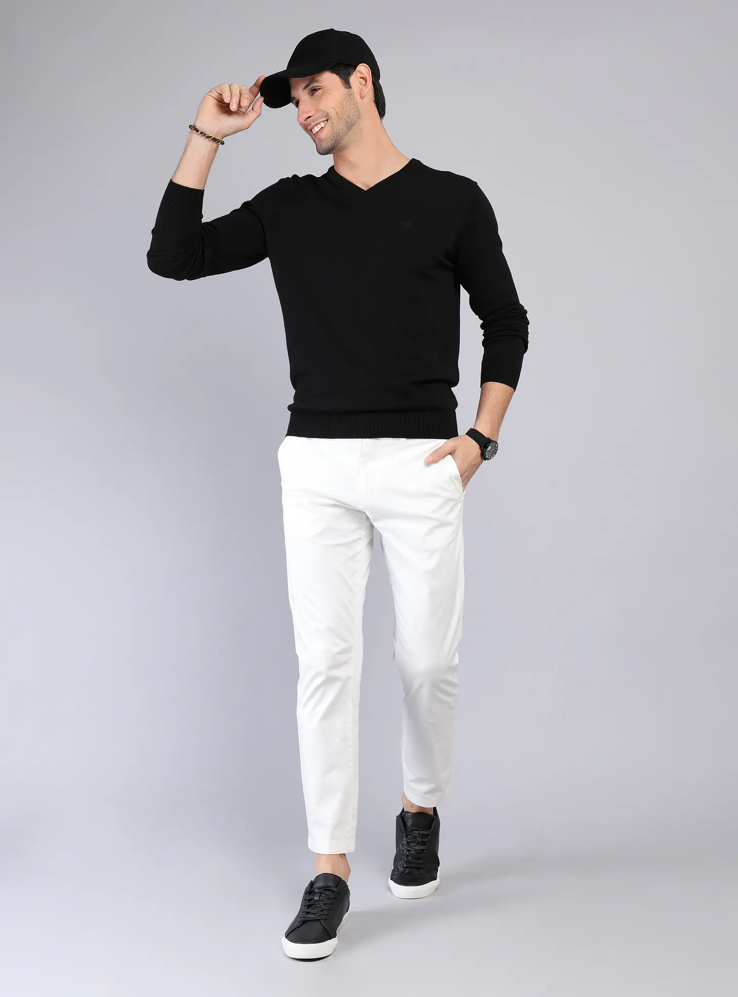 Sweater Arrow Hombre Sw1000Tne Negro 5