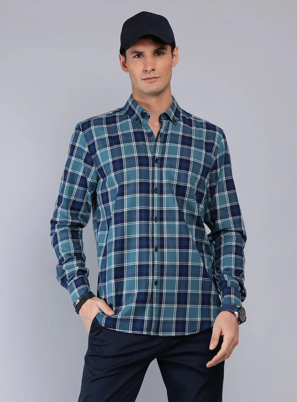 Camisa Arrow Hombre Cm32031Ve Verde 1
