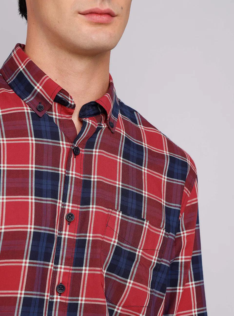 Camisa Arrow Hombre Cm32031Ro Rojo 6