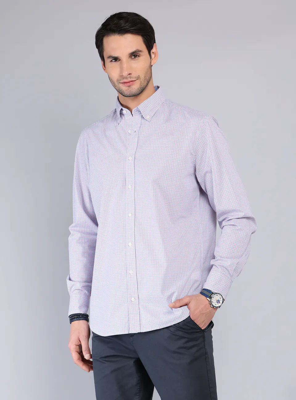 Camisa Arrow Hombre Cm32009Rd Rosado 1