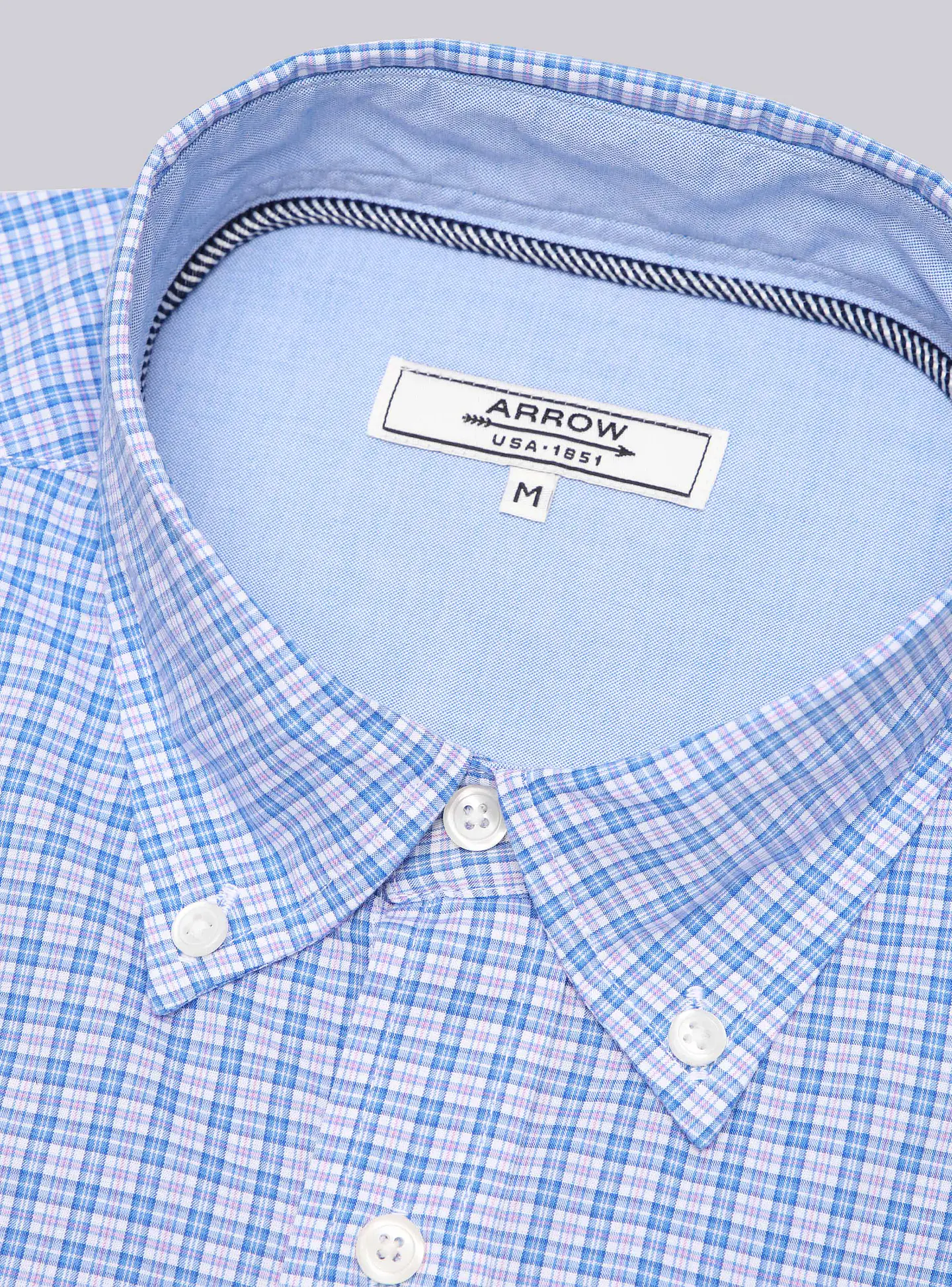 Camisa Arrow Hombre Cm32007Az Azul 5