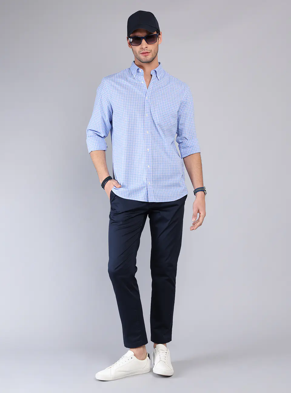 Camisa Arrow Hombre Cm32007Az Azul 6