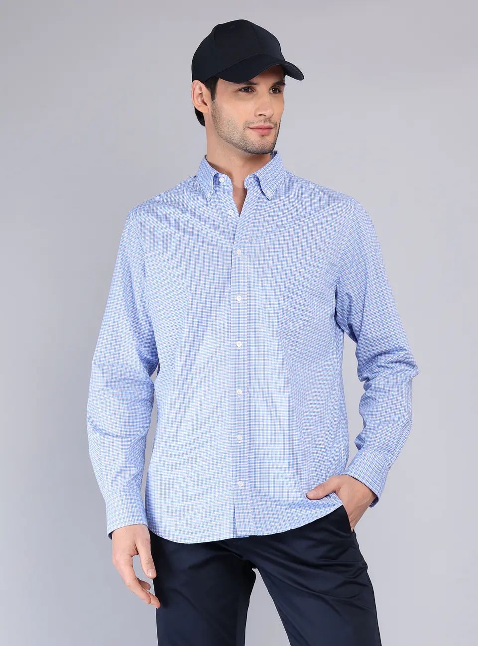 Camisa Arrow Hombre Cm32007Az Azul 1
