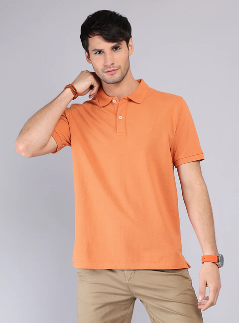 POLERA PIQUE ARROW HOMBRE PO32015NA NARANJA