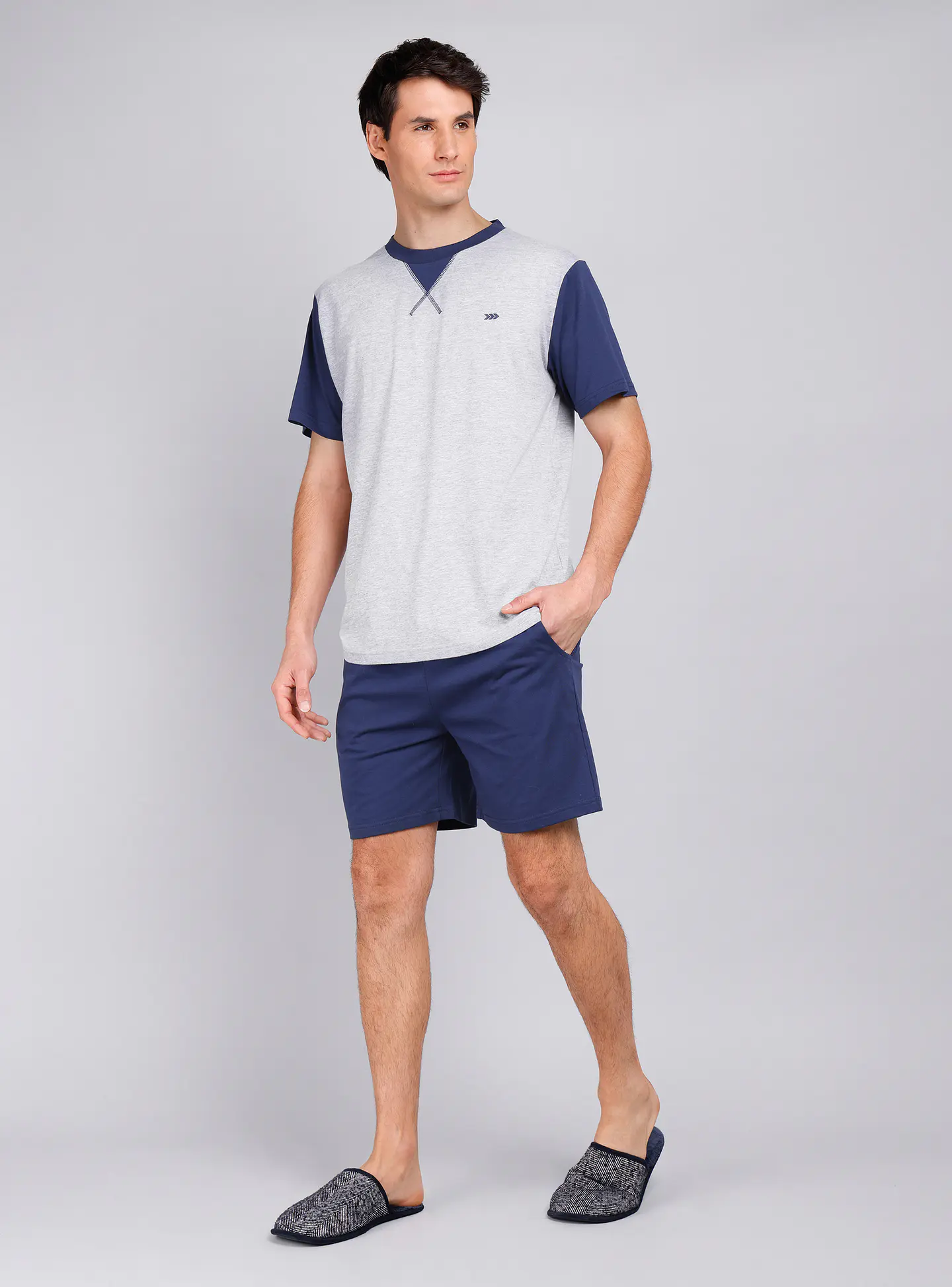 Pijama Arrow Hombre P1V3205Gr Gris 5