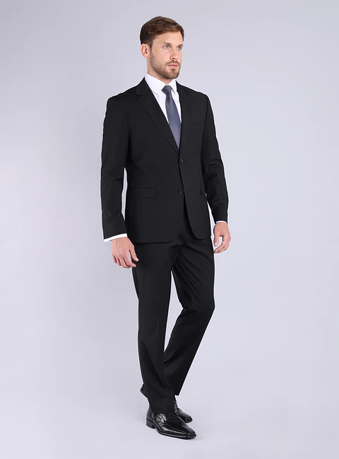 AMBO 2 BOTONES SLIM 4% SPANDEXVAN HEUSEN VHAM260NE NEGRO