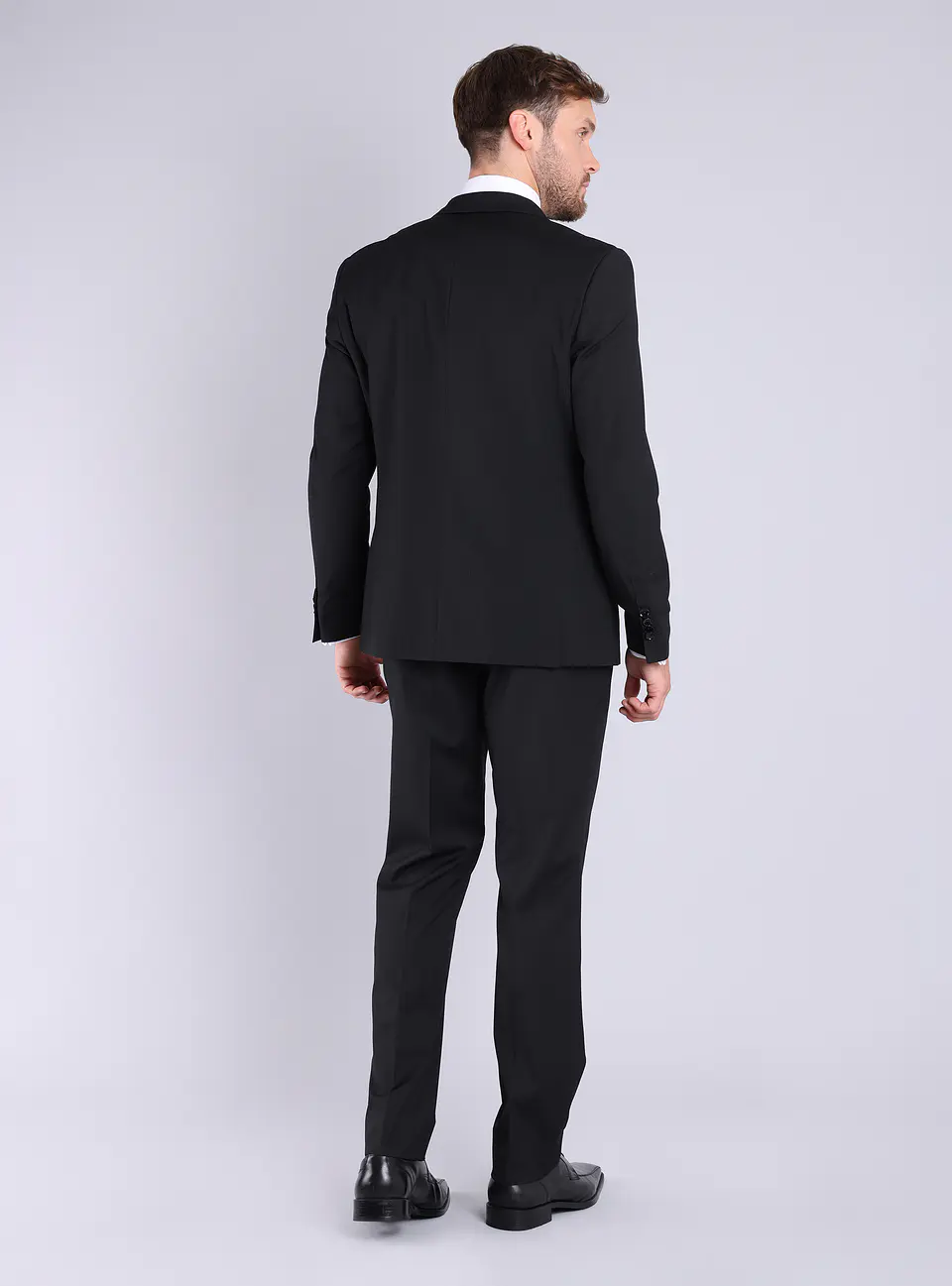 Ambo 2 Botones Slim 4% Spandexvan Heusen Vham260Ne Negro 6